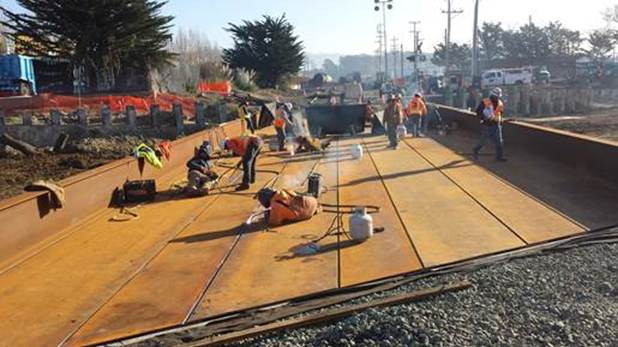 Tracks back